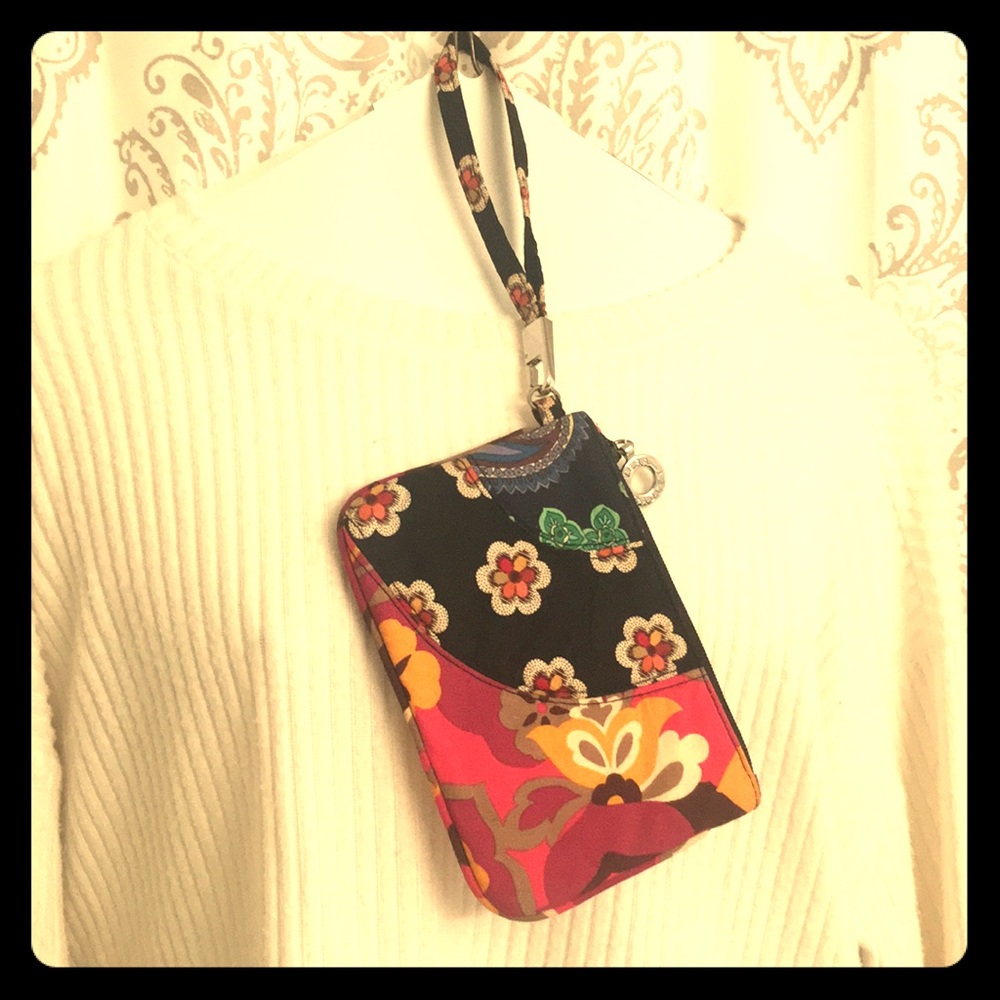 Vera Bradley Wristlet Wallet in Retired Pattern